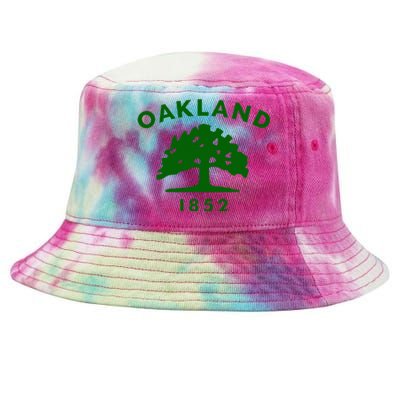 Oakland City Flag State Of California The Bay Area Town Tie-Dyed Bucket Hat