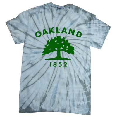 Oakland City Flag State Of California The Bay Area Town Tie-Dye T-Shirt