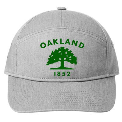 Oakland City Flag State Of California The Bay Area Town 7-Panel Snapback Hat