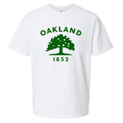 Oakland City Flag State Of California The Bay Area Town Sueded Cloud Jersey T-Shirt