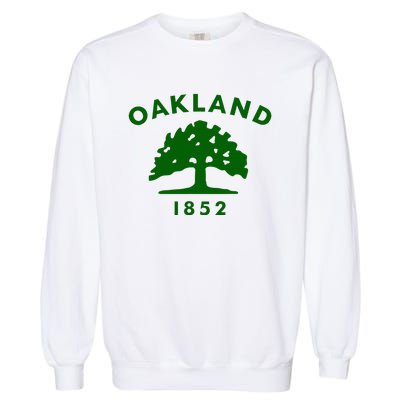 Oakland City Flag State Of California The Bay Area Town Garment-Dyed Sweatshirt