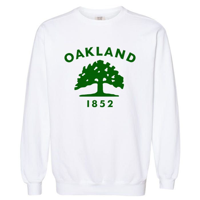 Oakland City Flag State Of California The Bay Area Town Garment-Dyed Sweatshirt