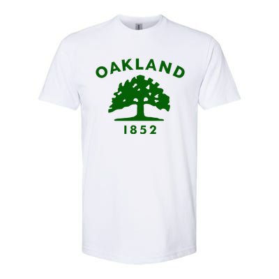 Oakland City Flag State Of California The Bay Area Town Softstyle CVC T-Shirt