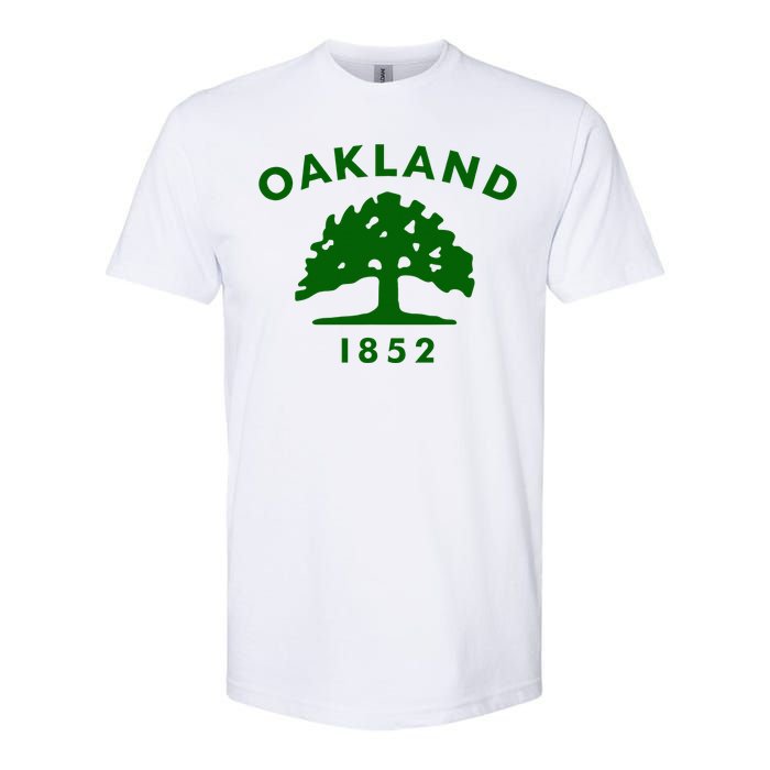 Oakland City Flag State Of California The Bay Area Town Softstyle CVC T-Shirt