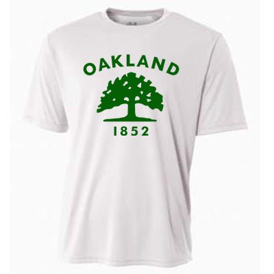 Oakland City Flag State Of California The Bay Area Town Cooling Performance Crew T-Shirt