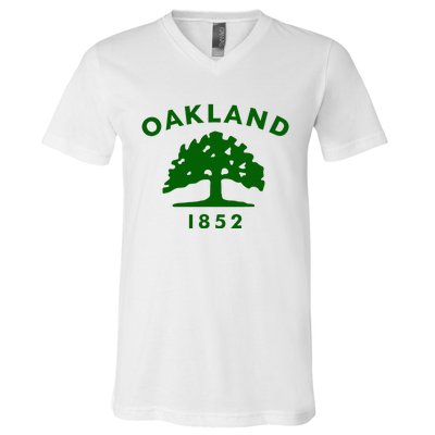 Oakland City Flag State Of California The Bay Area Town V-Neck T-Shirt