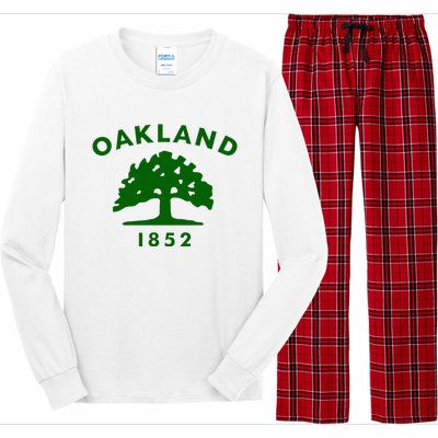 Oakland City Flag State Of California The Bay Area Town Long Sleeve Pajama Set