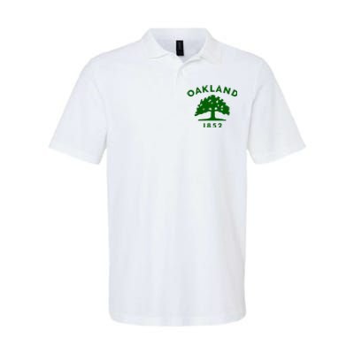 Oakland City Flag State Of California The Bay Area Town Softstyle Adult Sport Polo