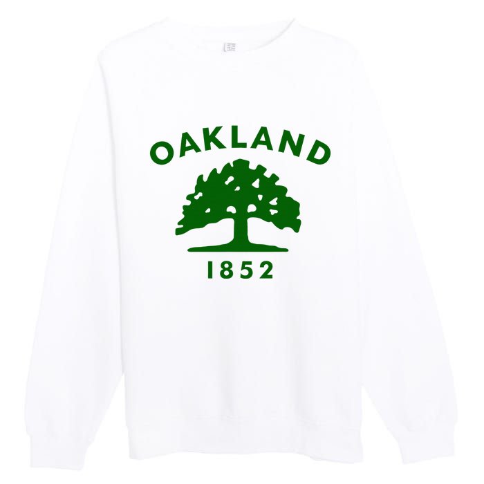 Oakland City Flag State Of California The Bay Area Town Premium Crewneck Sweatshirt