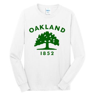 Oakland City Flag State Of California The Bay Area Town Tall Long Sleeve T-Shirt