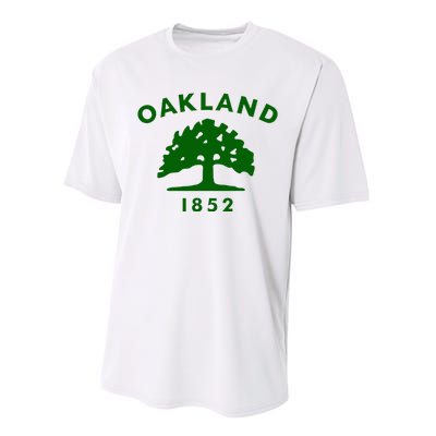 Oakland City Flag State Of California The Bay Area Town Performance Sprint T-Shirt