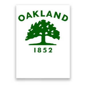 Oakland City Flag State Of California The Bay Area Town Poster