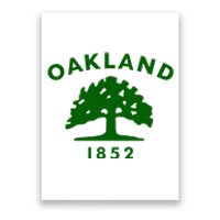 Oakland City Flag State Of California The Bay Area Town Poster