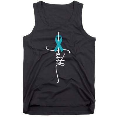 Ovarian Cancer Faith Ovarian Cancer Awareness Tank Top