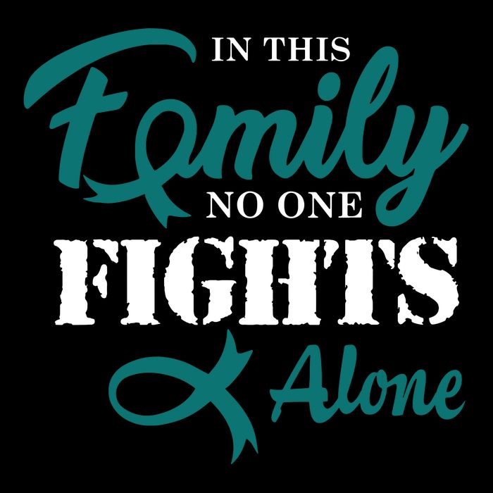 Ovarian Cancer Fight Cancer Ribbon Cooling Performance Crew T-Shirt