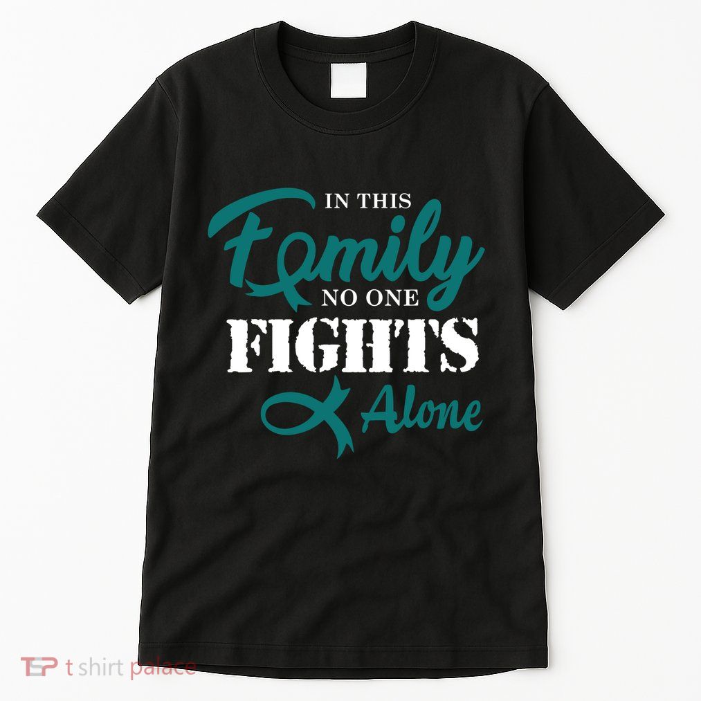 Ovarian Cancer Fight Cancer Ribbon Tall T-Shirt