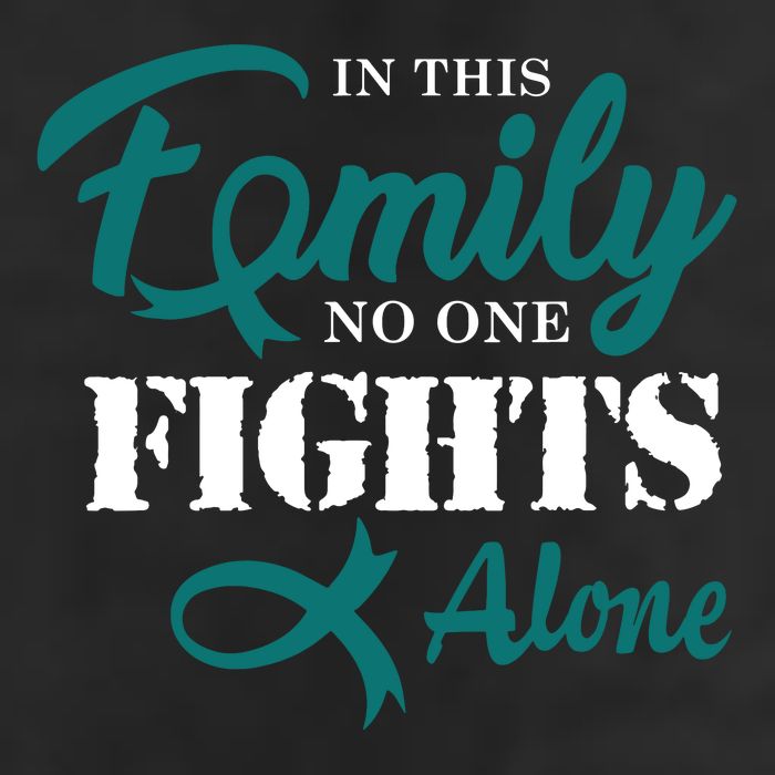 Ovarian Cancer Fight Cancer Ribbon Golf Towel