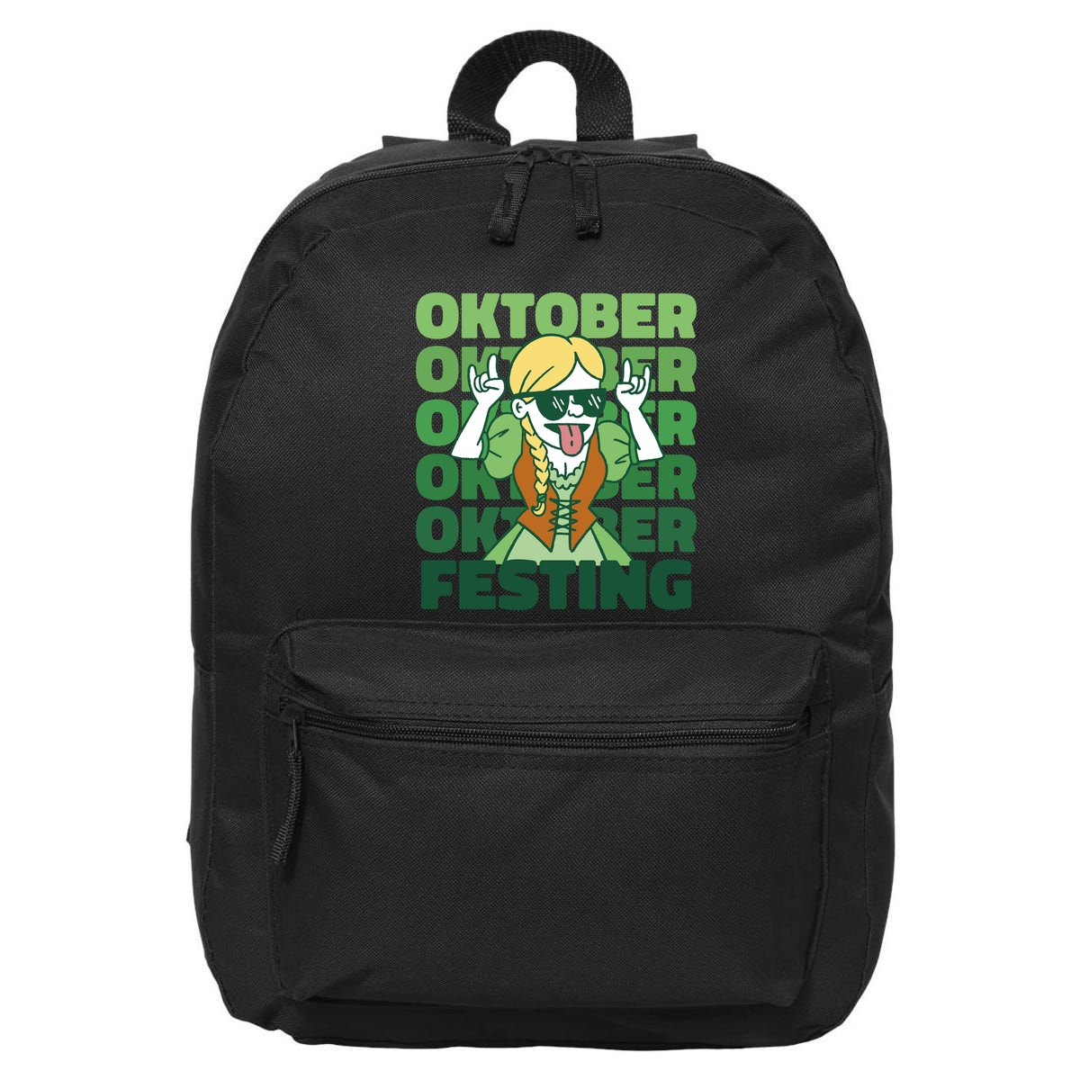 Oktoberfest Celebration Festive German 16 in Basic Backpack