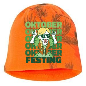 Oktoberfest Celebration Festive German Kati - Camo Knit Beanie