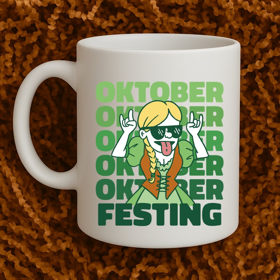 Oktoberfest Celebration Festive German Mug