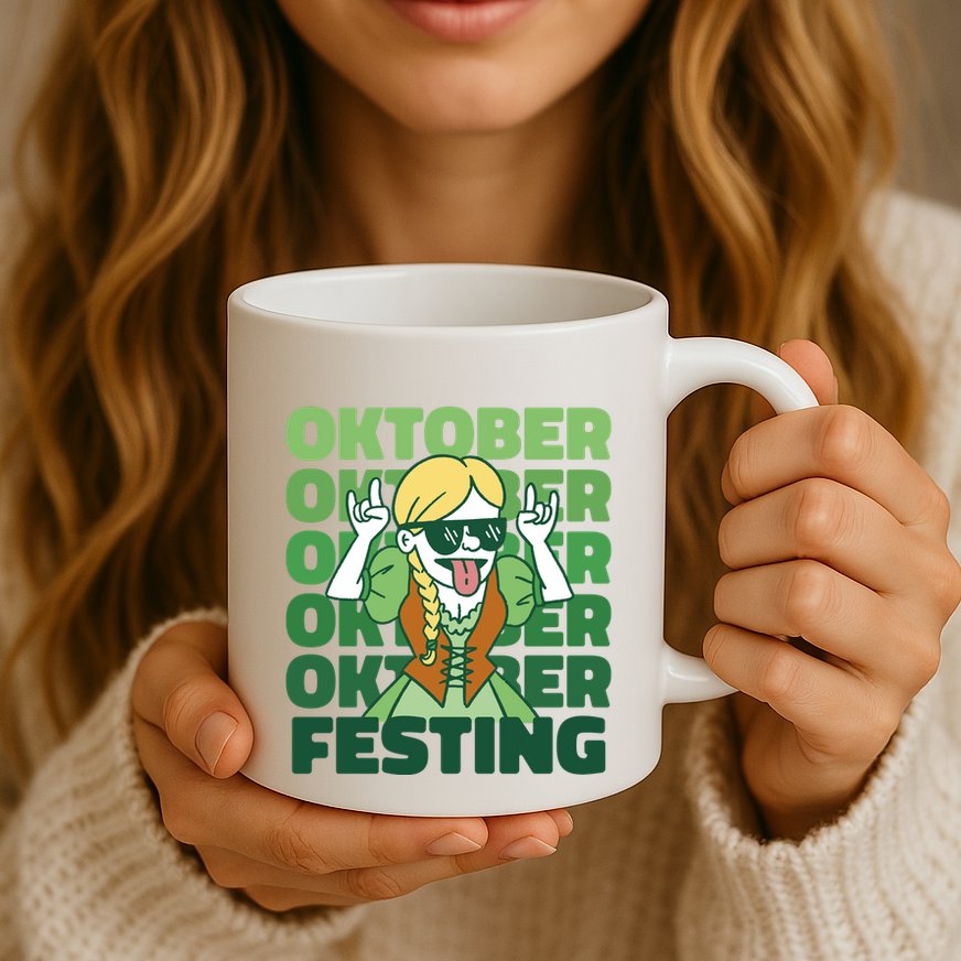 Oktoberfest Celebration Festive German Mug