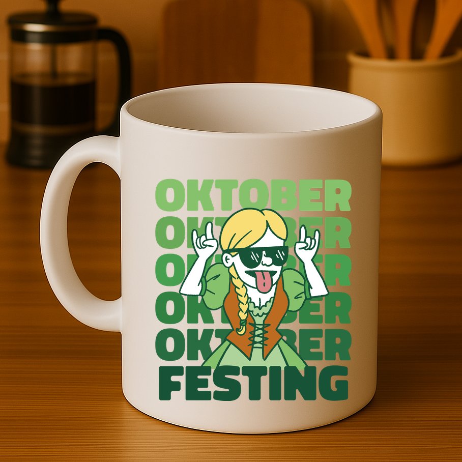 Oktoberfest Celebration Festive German Mug