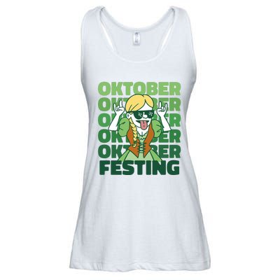 Oktoberfest Celebration Festive German Ladies Essential Flowy Tank