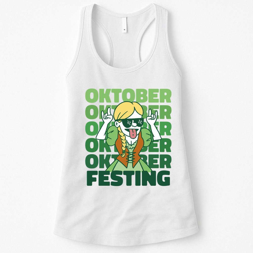 Oktoberfest Celebration Festive German Womens Tank Top