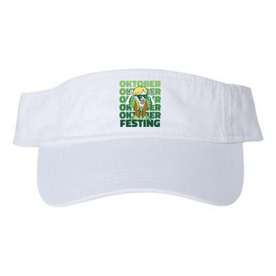 Oktoberfest Celebration Festive German Valucap Bio-Washed Visor