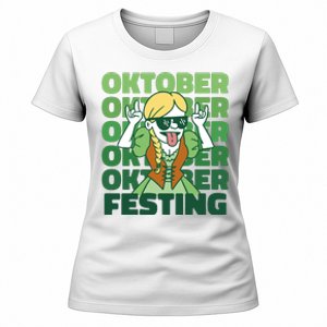 Oktoberfest Celebration Festive German Women's T-Shirt