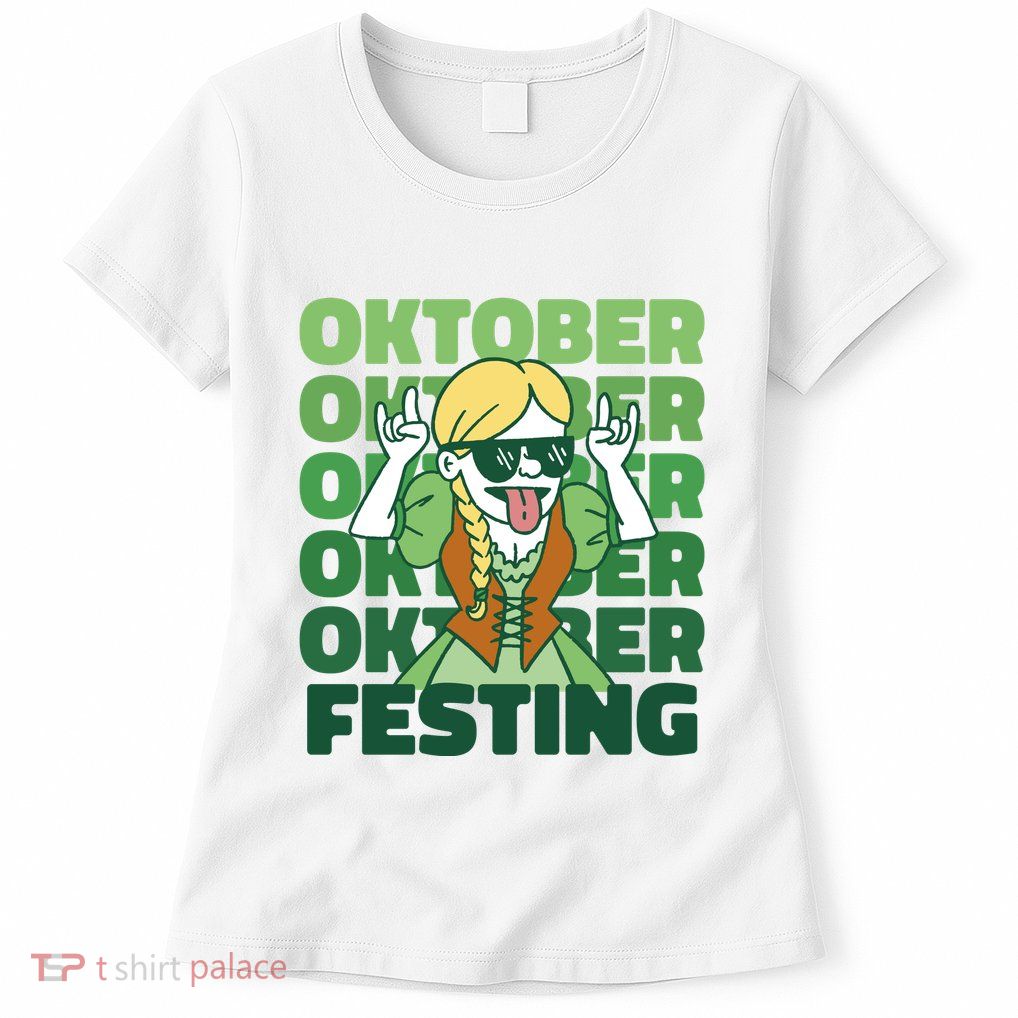 Oktoberfest Celebration Festive German Women's T-Shirt