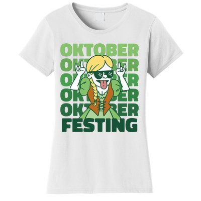 Oktoberfest Celebration Festive German Women's T-Shirt