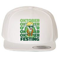 Oktoberfest Celebration Festive German Wool Snapback Cap