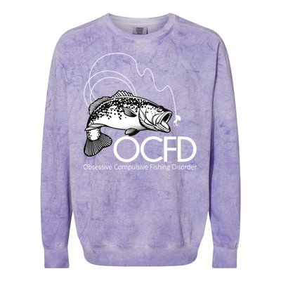 OCFD Fishing Colorblast Crewneck Sweatshirt