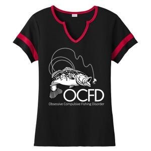 OCFD Fishing Ladies Halftime Notch Neck Tee