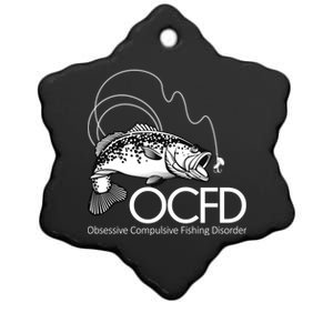 OCFD Fishing Ceramic Star Ornament