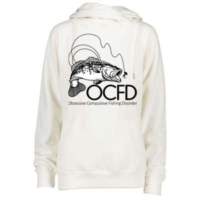 OCFD Fishing Womens Funnel Neck Pullover Hood