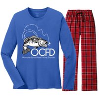 OCFD Fishing Women's Long Sleeve Flannel Pajama Set 