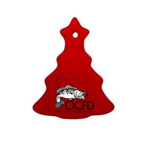 OCFD Fishing Ceramic Tree Ornament