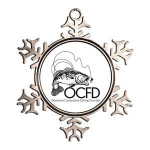 OCFD Fishing Metallic Star Ornament