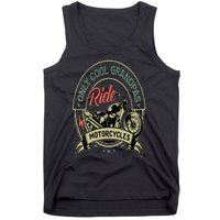 Only Cool Grandpas Ride Motorcycles Vintage Tank Top