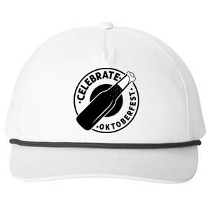 Oktoberfest Celebration Graphic Snapback Five-Panel Rope Hat