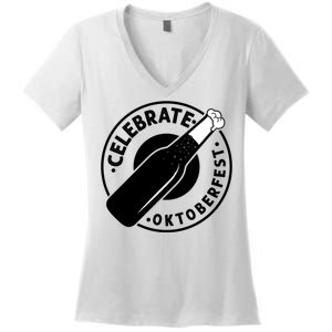 Oktoberfest Celebration Graphic Women's V-Neck T-Shirt