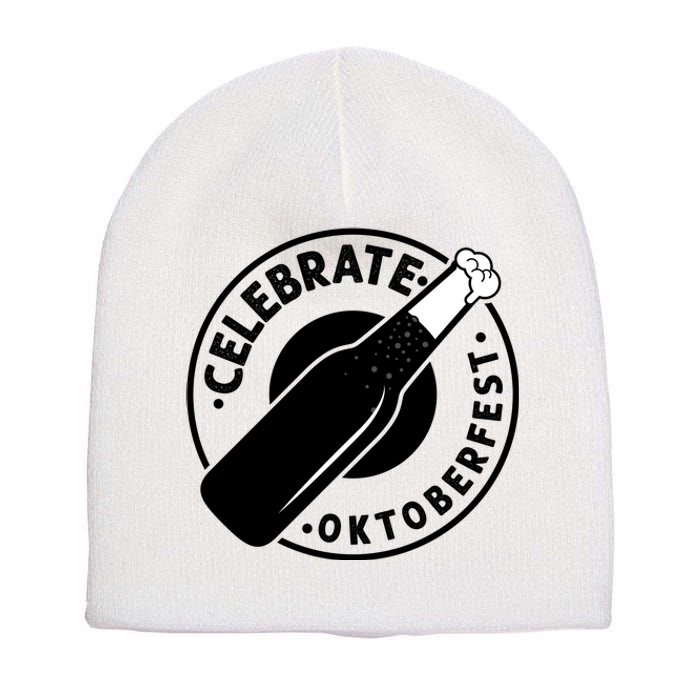 Oktoberfest Celebration Graphic Short Acrylic Beanie