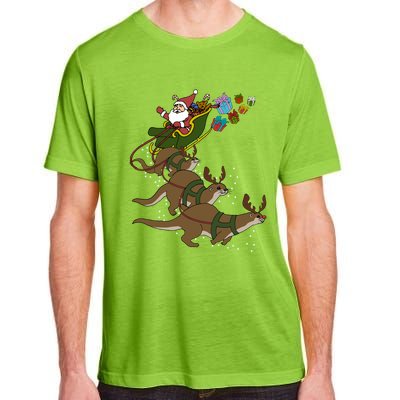 Otter Christmas Gift Adult ChromaSoft Performance T-Shirt