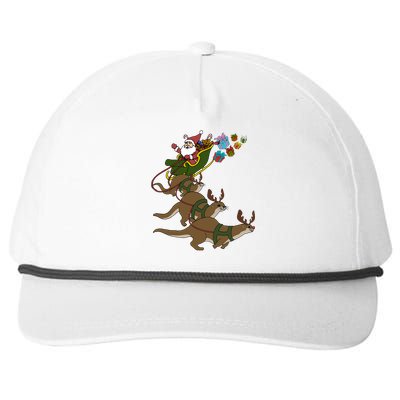 Otter Christmas Gift Snapback Five-Panel Rope Hat