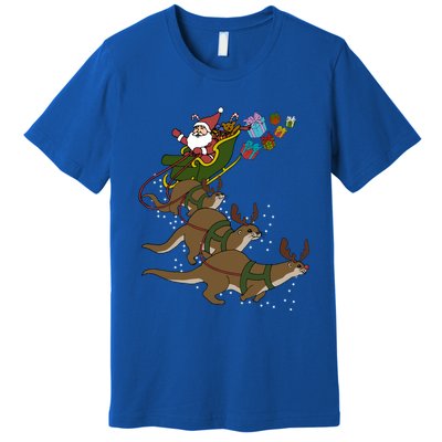 Otter Christmas Gift Premium T-Shirt