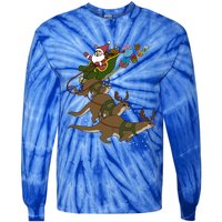 Otter Christmas Gift Tie-Dye Long Sleeve Shirt