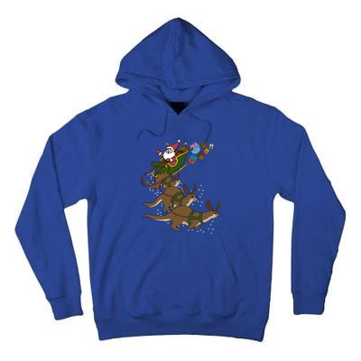 Otter Christmas Gift Tall Hoodie