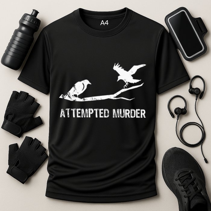 Ornithology Crows Grunge literary readers Cooling Performance Crew T-Shirt